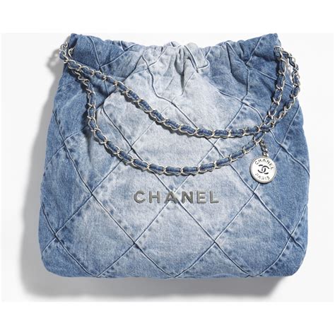 chanel denim handbag